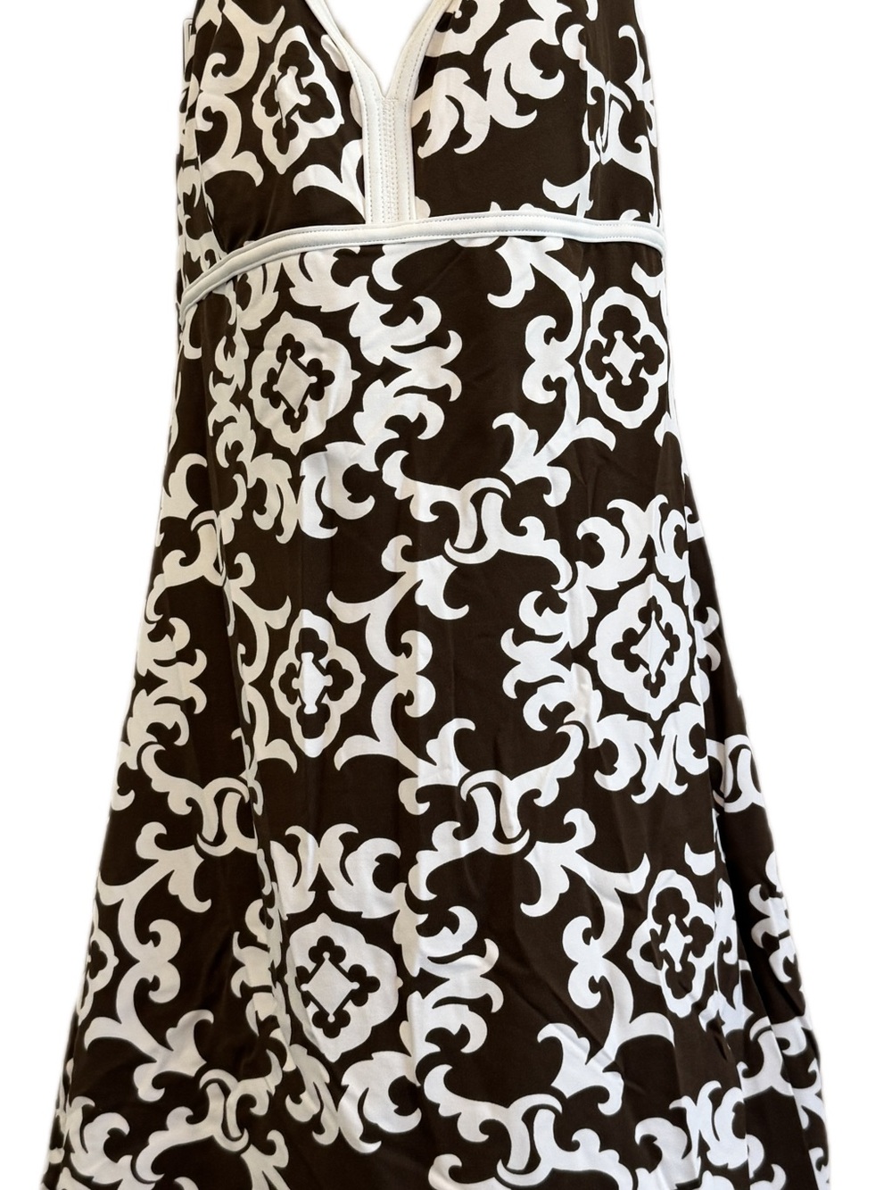 Tommy Bahama Black & White Backless Patterned Sundress